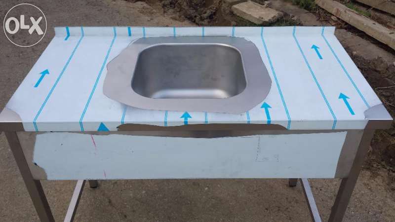 кухненска мивка , неръждаема стомана