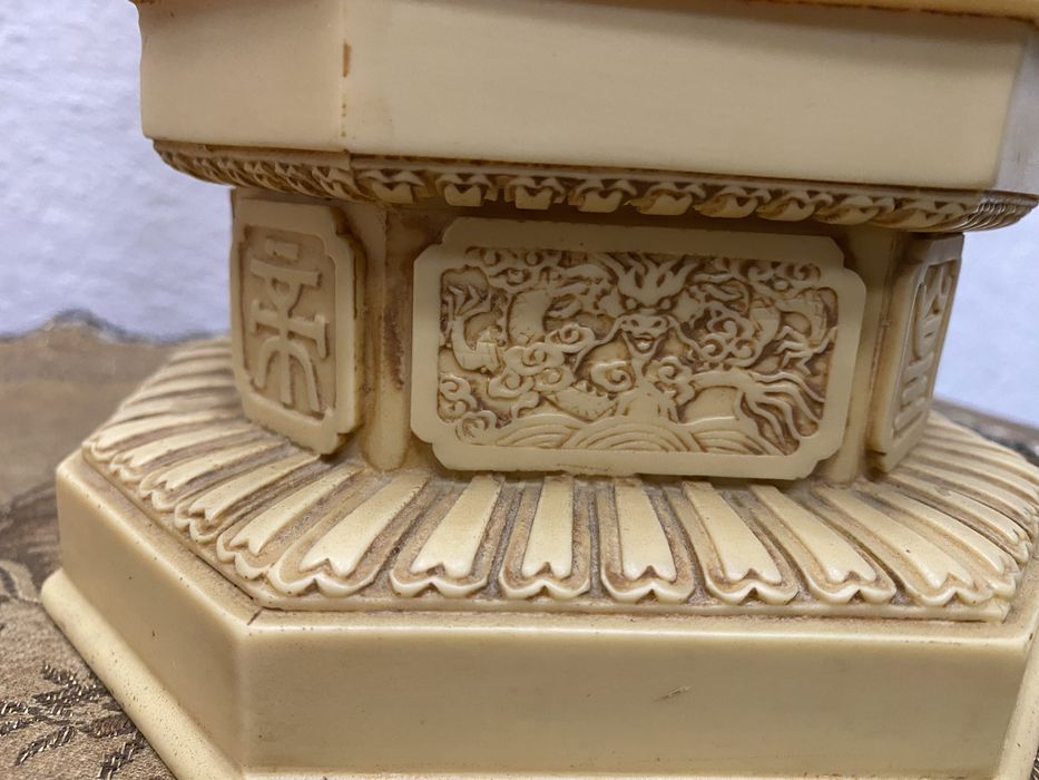 Големи китайски фигури Император и Императрица Qianlong 55 см 1930 г