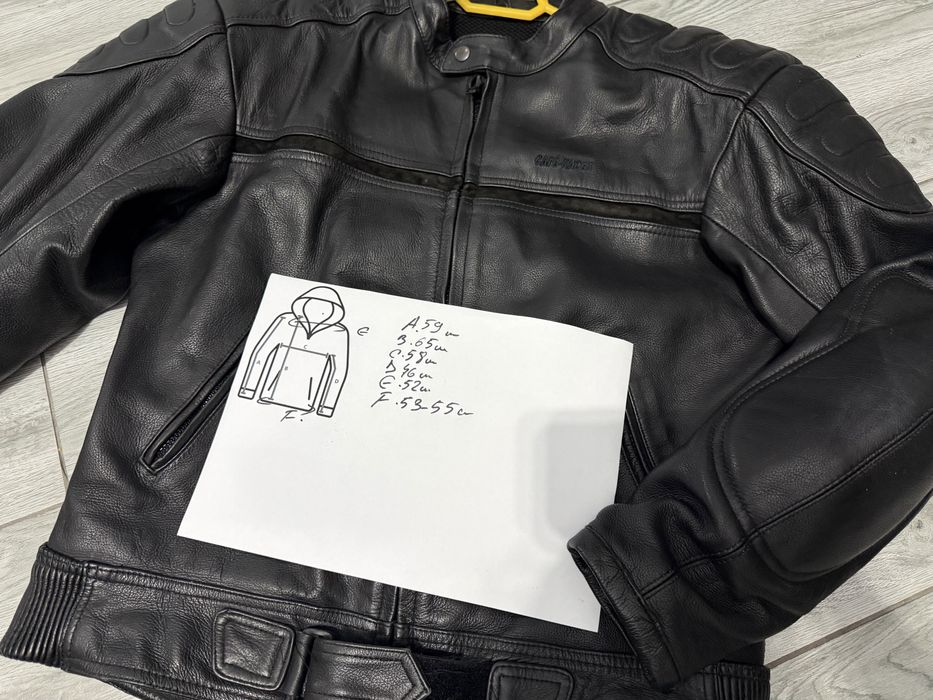 Costum moto piele Cafe Racer
