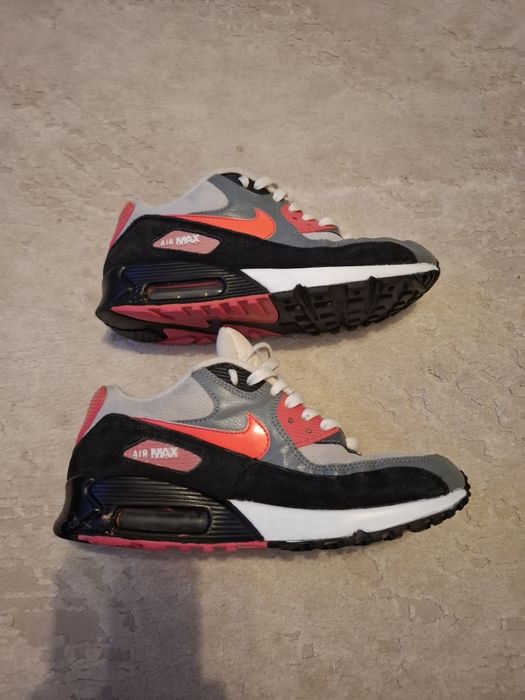 Nike Air Max 90 Black / Infrared / Grey Mărimea 37.5