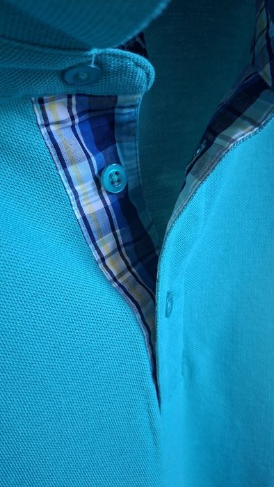 Бирюзовая футболка John Cabot