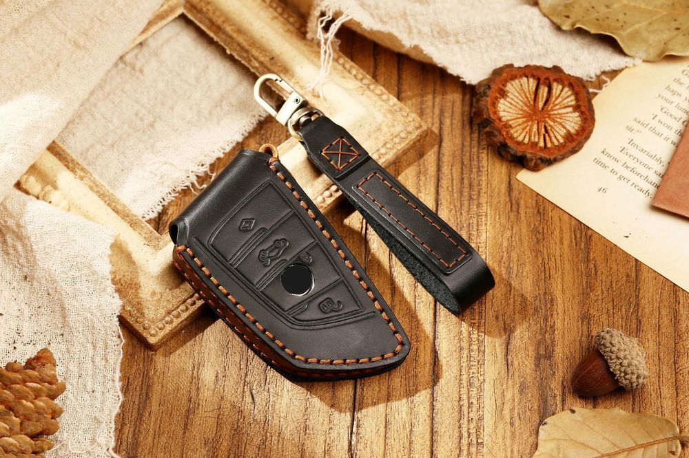 Кожен калъф за ключ BMW 1 2 3 5 6 218i X1 X3 X4 F48 X5 X6 F15 f16 G30