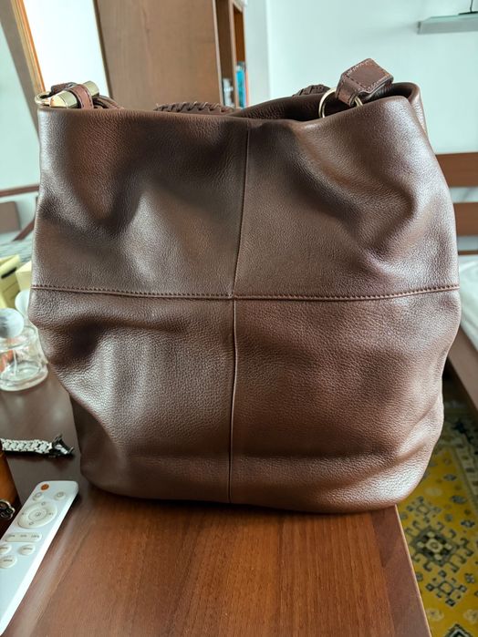 Geanta piele Massimo Dutti