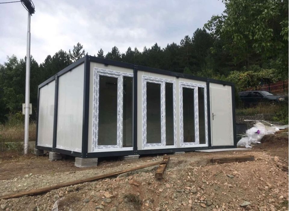 Лизинг Промо Контейнер за живеене 6х4.80м Сглобяема къща28.8кв.м