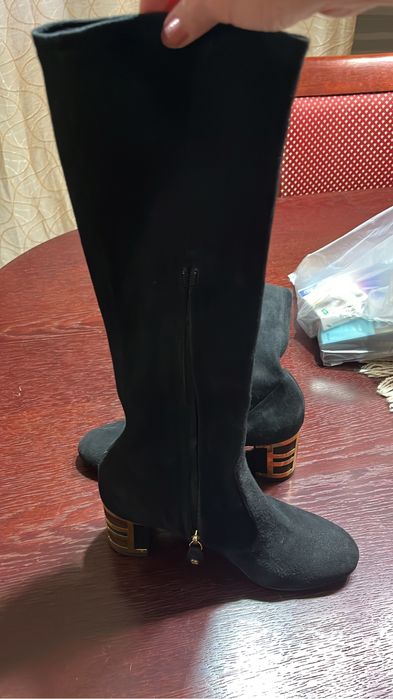 Сапоги женские черные