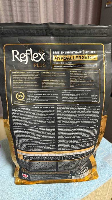 Сухой корм Reflex Plus British Shorthair Adult