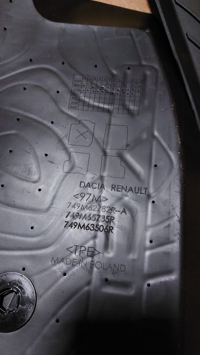 Covoraşe cauciuc Dacia Duster