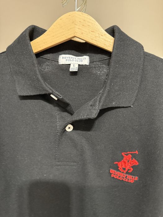 Beverly Hills Polo Club Черна поло тениска 10-12 г