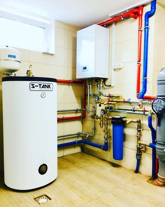 Отопление водоснабжение канализация под ключ установка тёплых полов