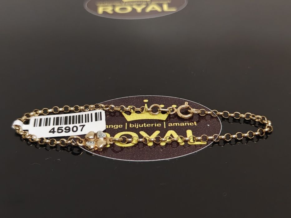 Bijuteria Royal: Brățară aur 14k/1.72 gr