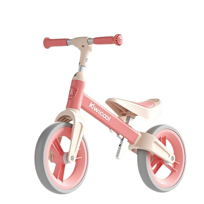 Bicicleta de echilibru-80-110cm, inaltime reglabila roti spuma EVA roz