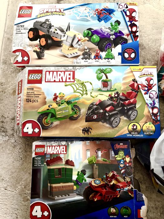 3 seturi Lego Paienjenel / Spidey 4+