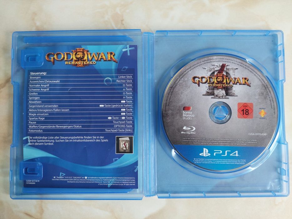 [PS4/PS5] Vând joc God of War 3 Remastered (remasterizat) PlayStation 4 și 5 //poză reală