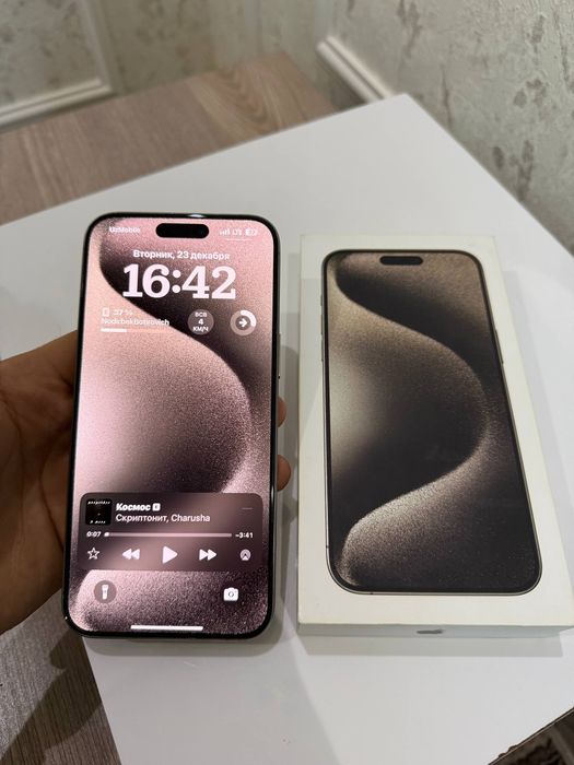 Продаю iPhone 15 Pro Max 256 GB в отличном состоянии.
Телефон полность