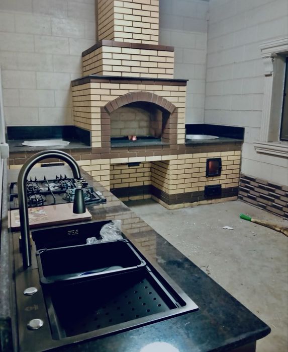 казан ошак барбекю комплекс