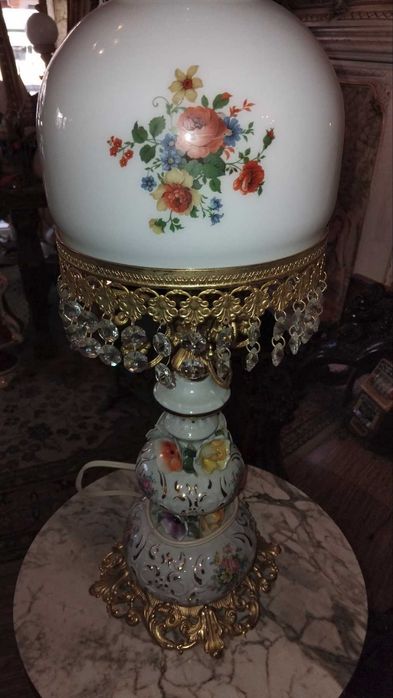 Порцеланова нощна лампа - CAPODIMONTE