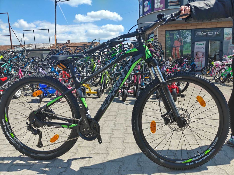 PA Велосипед 27.5" APOLON черен/зелен