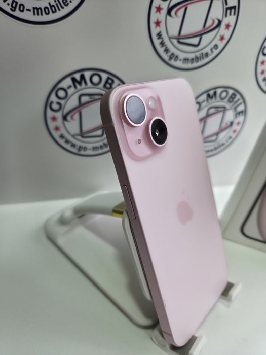 Iphone 15  - Roz - 100% Baterie - Impecabil - Garantie
