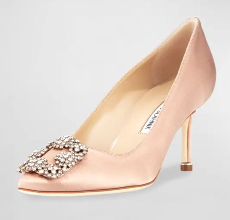 Manolo Blahnik Jimmy Choo обувки чехли