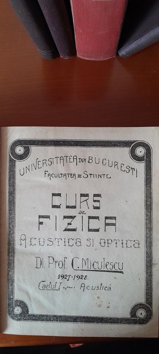 Carte Veche "Cursuri Litografiate" 6 volume anii 1920