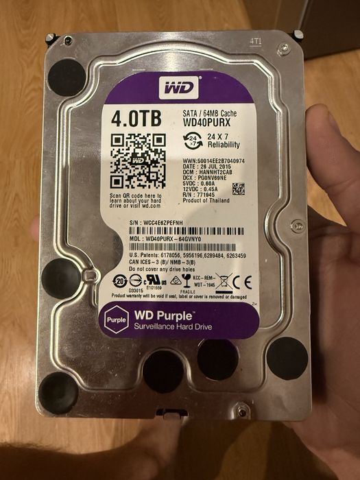 HDD WD Purple 4TB