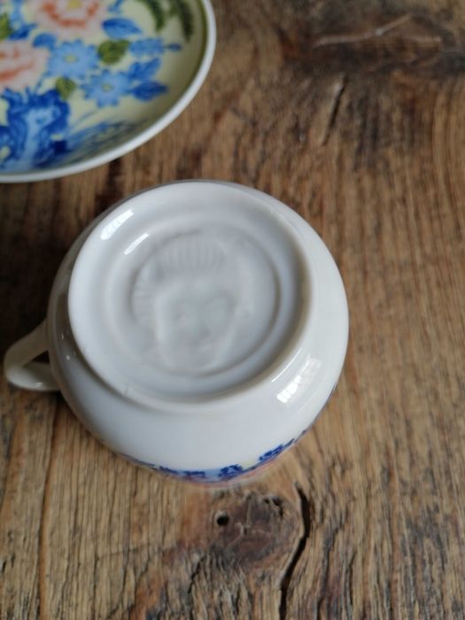 Set fin de ceai și cafea din porțelan japonez din anii '70