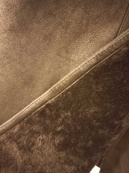 Cojoc de piele cu blana naturala, marime XXL