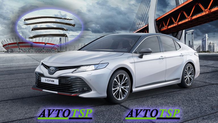 Дефлекторы ветровики с хром Camry 70-75