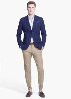 Sacou blazer slim 46 S de lux J. Lindeberg lana extrafina navy royal