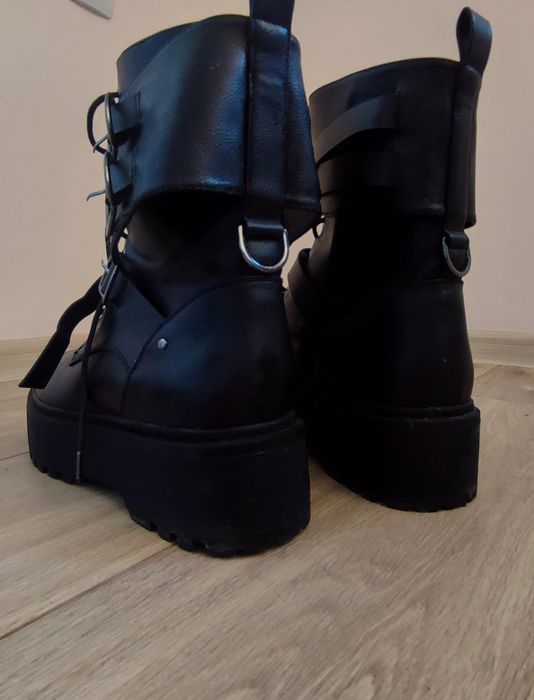 Дамски боти Even&Odd – черни, платформа