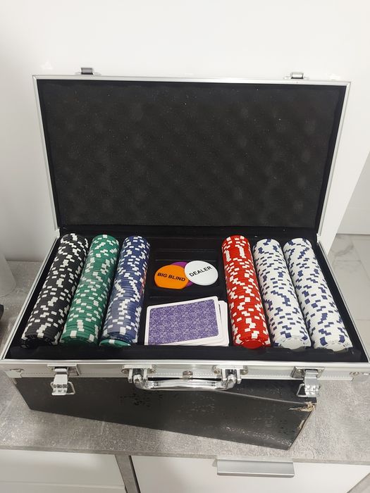Trusa Poker carcasa luminiu