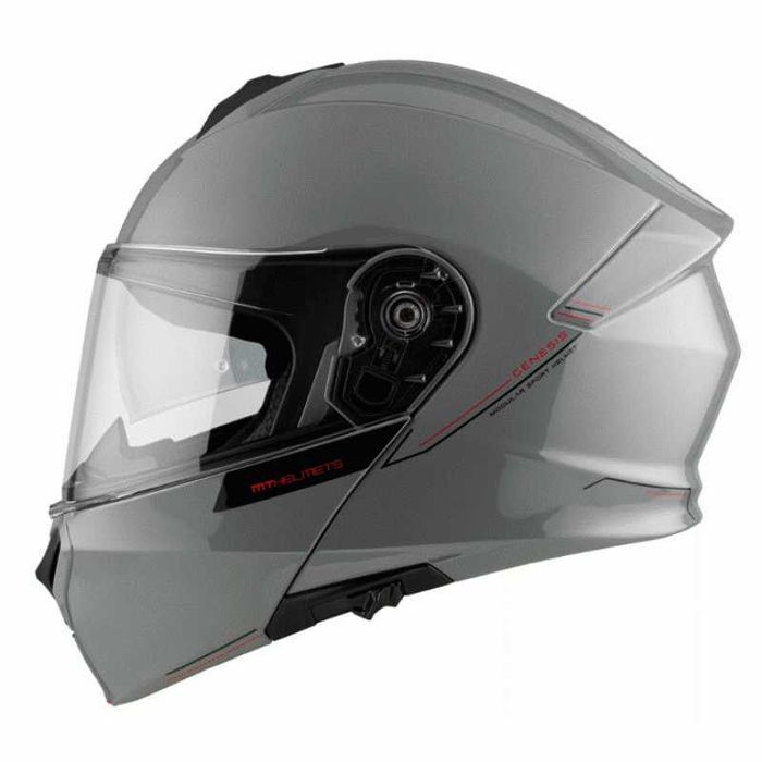 Отваряема каска MT GENESIS SOLID A12 Gloss Grey
