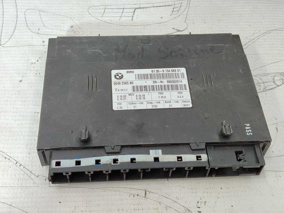 Modul scaune BMW Seria 3 E92 E93 COD: 61359134669 2013 / [2005-2014] / (5G3)