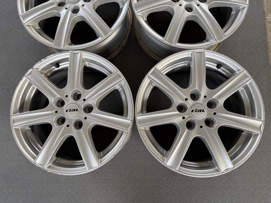 4бр. ОТЛИЧНИ 16” Джанти 5х112 “RIAL” за -VW/AUDI/SKODA/SEAT/VAG/MERCEDES- 7Jx16H2, ET48