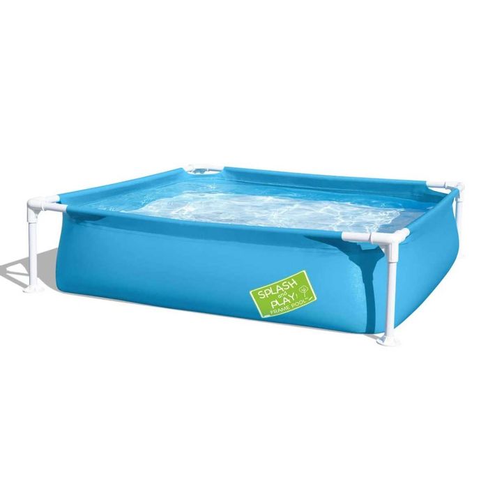 Piscina Bestway cu cadru metalic patrata, 122 x 122 x 30.5 cm