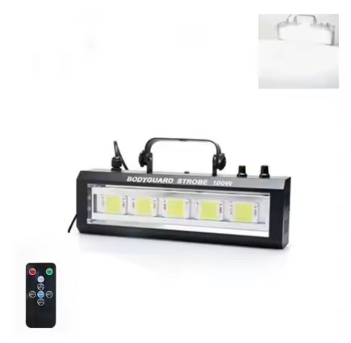 Stroboscop disco, 100W, RGBW, telecomandă