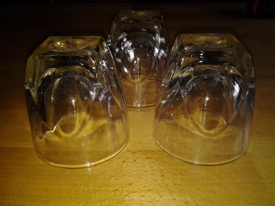 Set 3 Pahare sticla aperitiv 6 cm