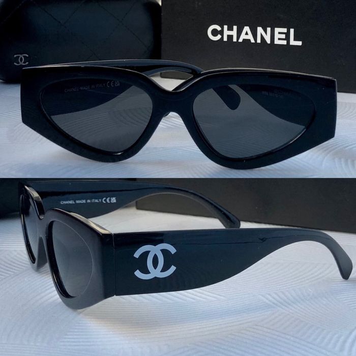 Дамски слънчеви очила котка черно