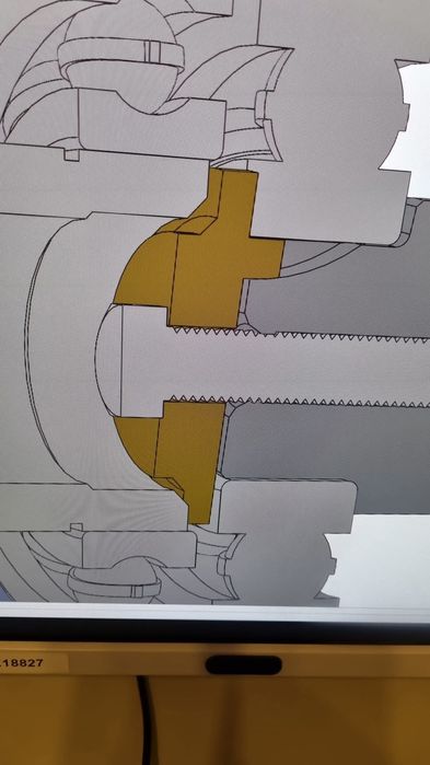 Saiba întărită pinion de atac u650