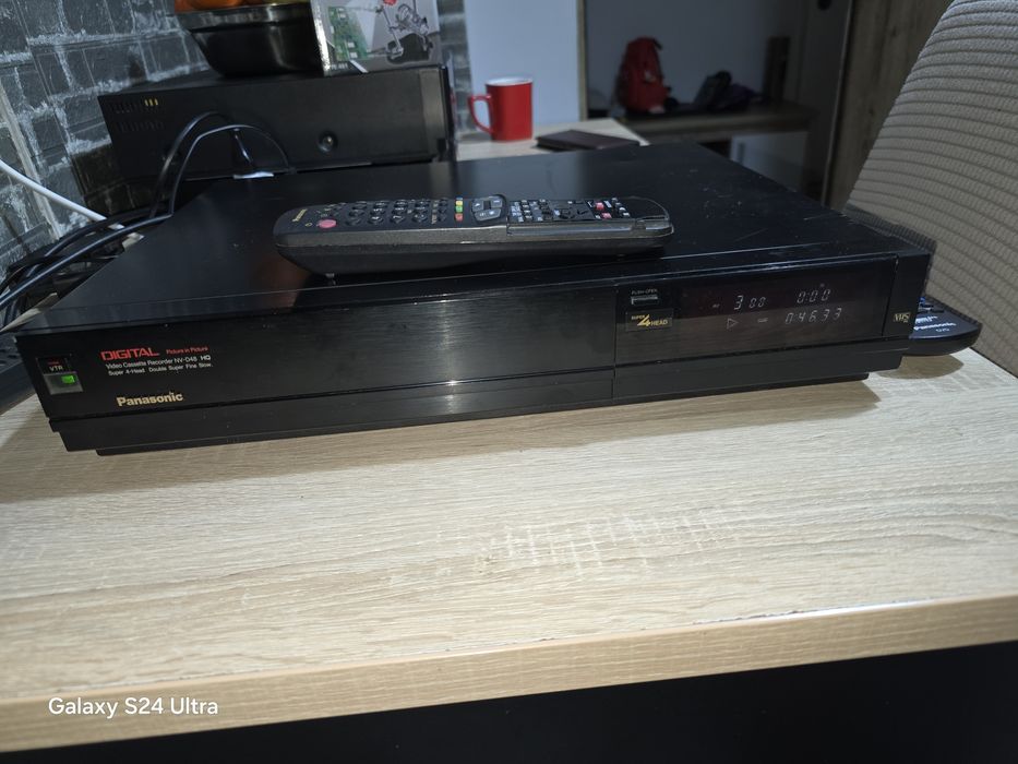 Videorecorder VHS Panasonic NV-D48 Perfect Funcțional + Telecomandă