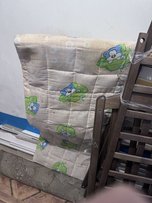 Кровать детская с матрацом из гречки