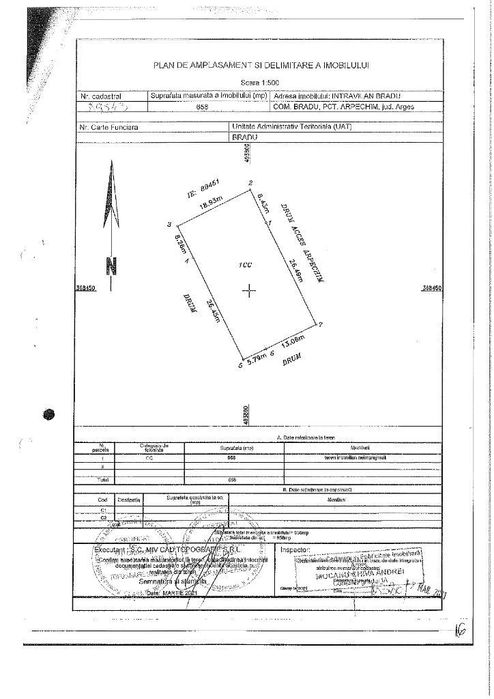 teren B-dul Petrochimistilor, 658mp, tripla deschidere, 99000euro