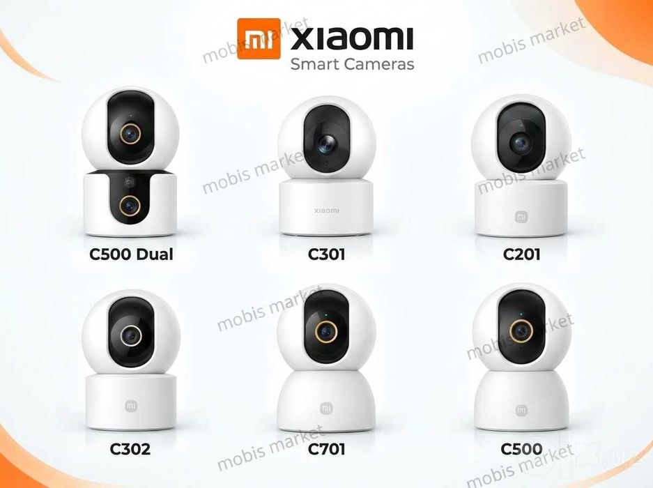 Xiaomi Mi Smart Camera IP камеры C series 2K и 4K. Есть доставка
