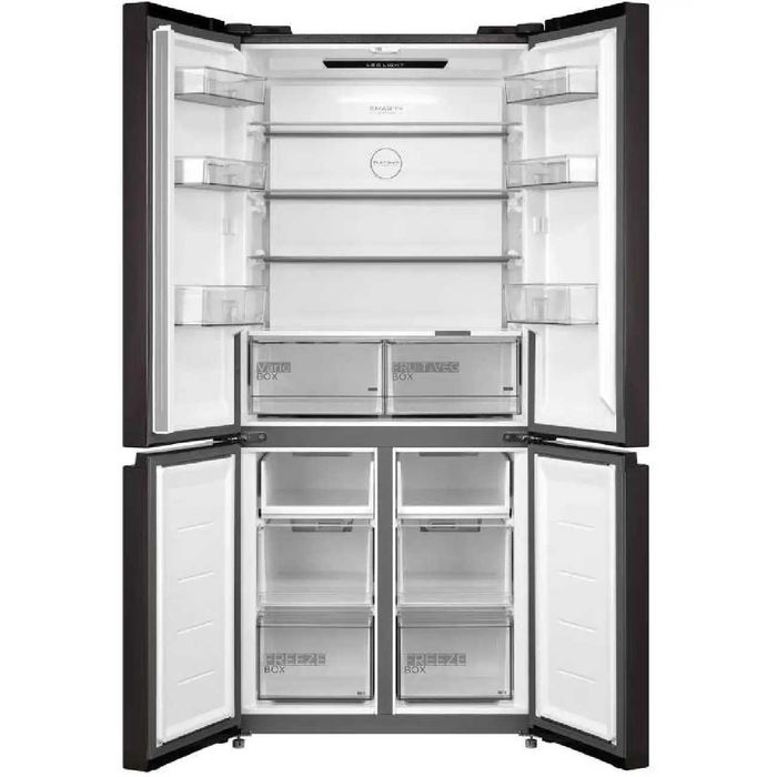 Холодильник Midea MDRM691MIE22 530литров цвет Чёрное стекло
