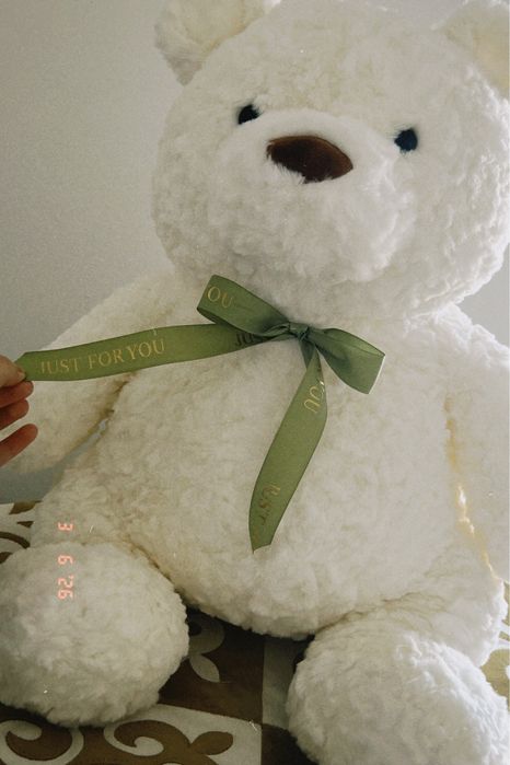 Мишка белая, новая