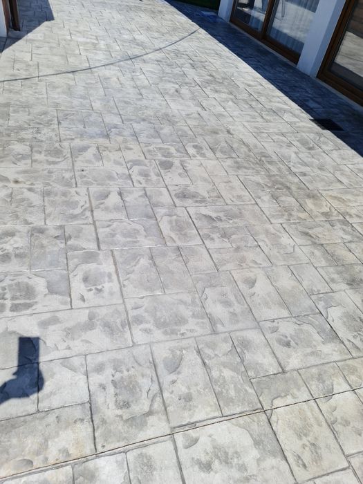 Beton amprentat decorativ