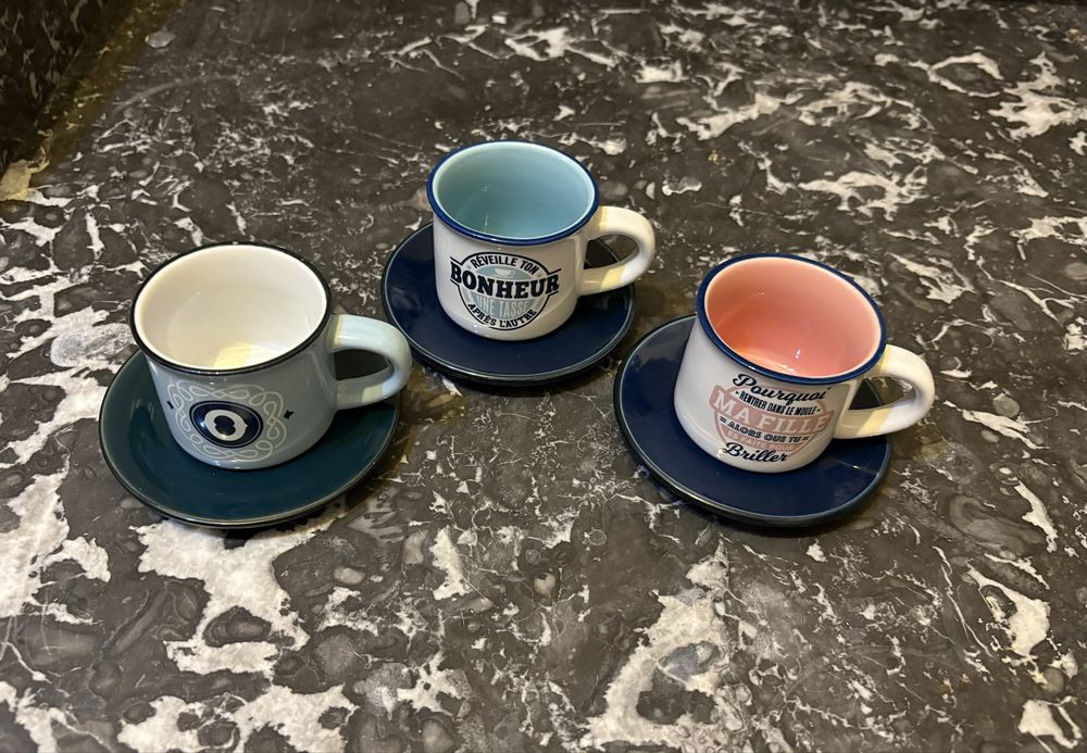 Set 3 Cești Espresso H&H (History & Heraldry)