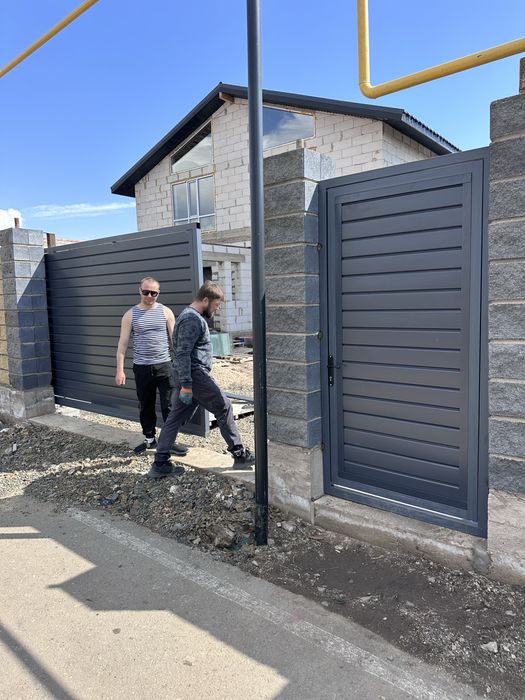 Откатные ворота, уличные ворота, ворота для гаража