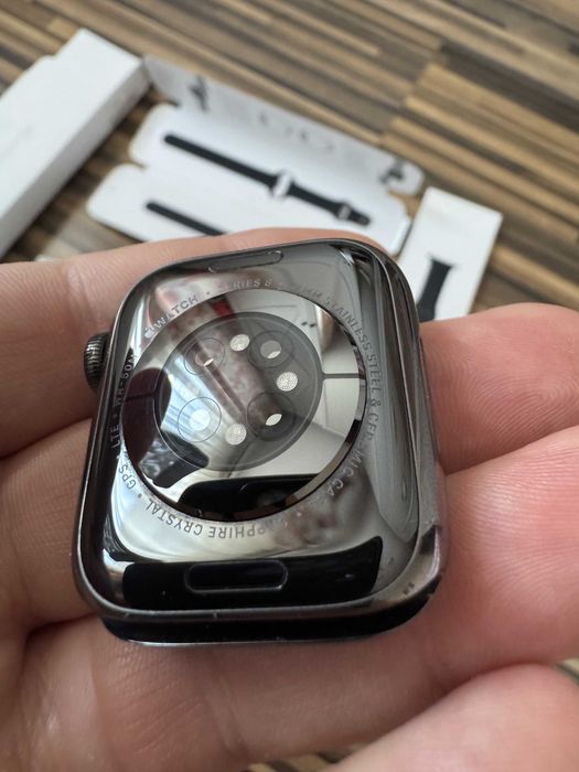 Apple Watch Series 8 Steel 41mm Cellular Midnight Garantie
