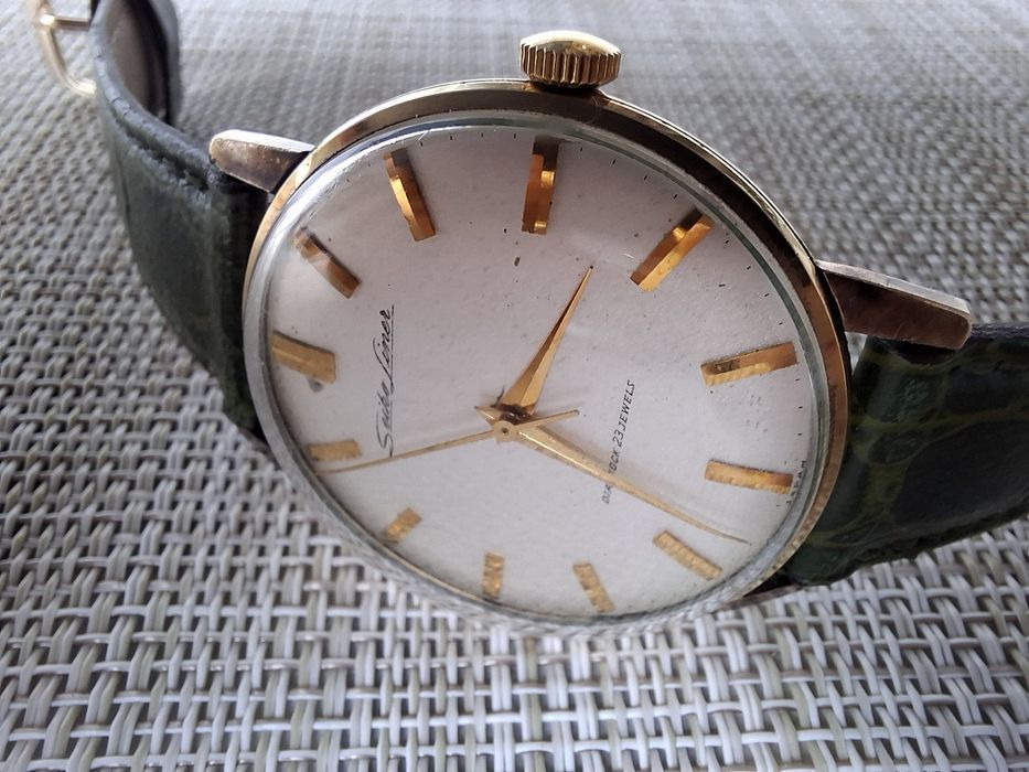 Seiko Liner 23 jewels 1962 original  Vintage pentru colectie  14 K